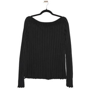 Ralph Lauren Black Label Silk Blend Knit Top Blouse Size XL